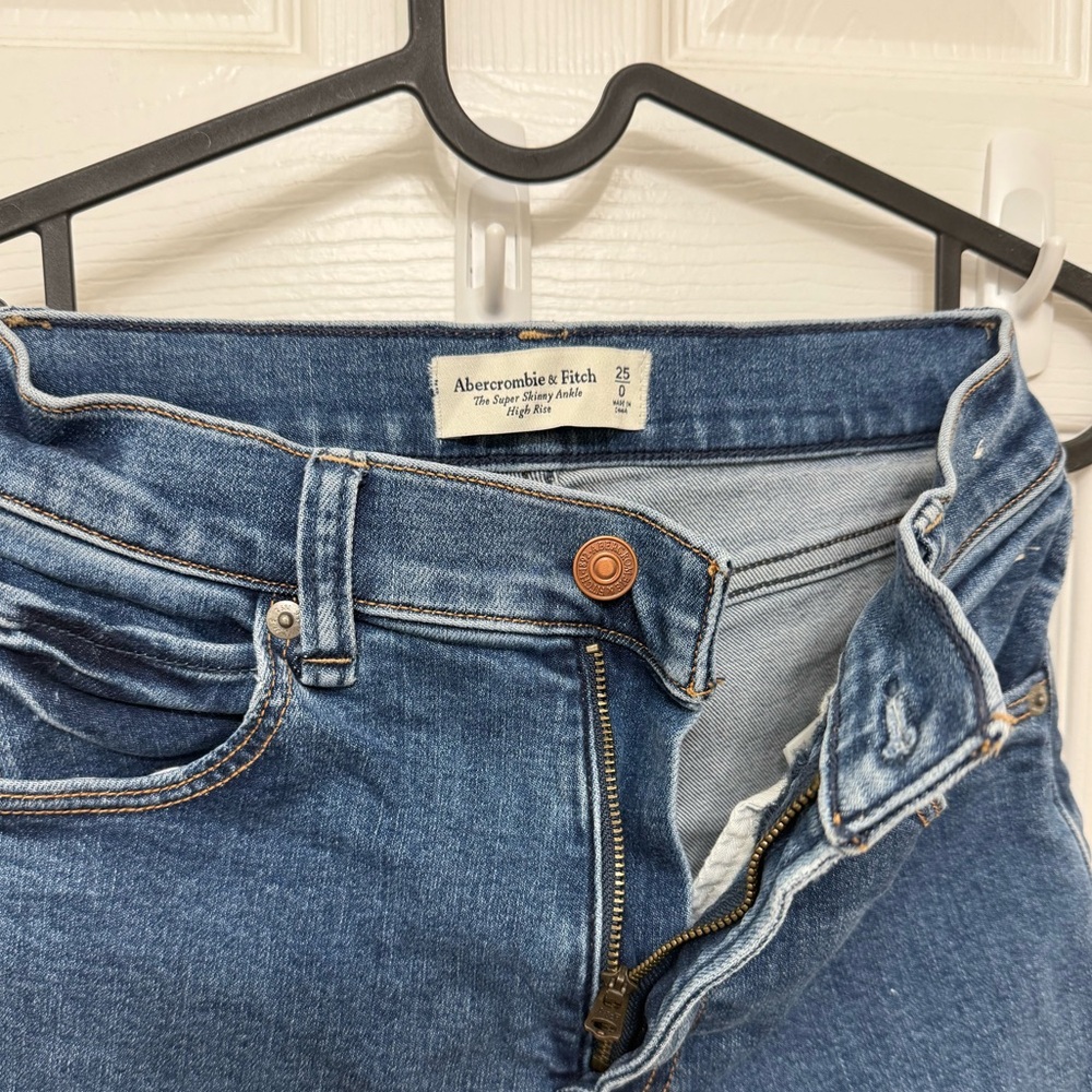 Abercrombie & Fitch Blue Skinny Jeans